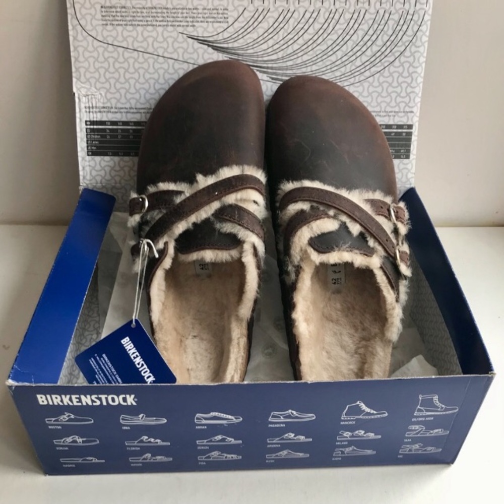 Birkenstock Shoe Clog EU42 S-11 Blair Shearling NEW with Box - Picture 2 of 8